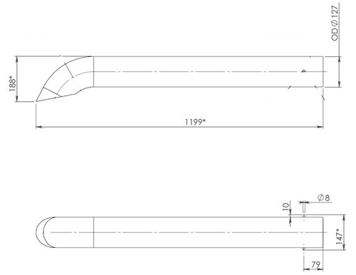 Exhaust Pipe, Scania