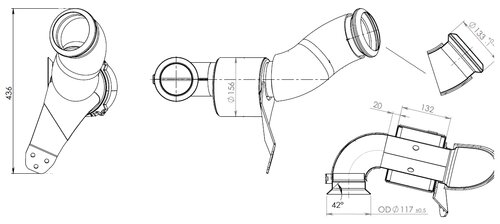 Pipe for Renault/Volvo