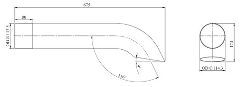 Pipe for Scania