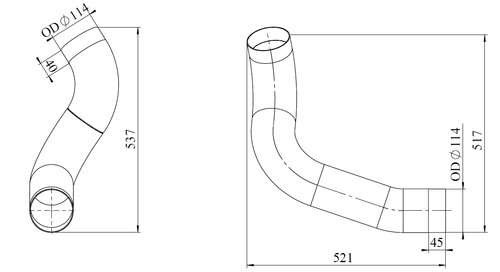 TUBE INTERMEDIAIRE-SCANIA-1515906