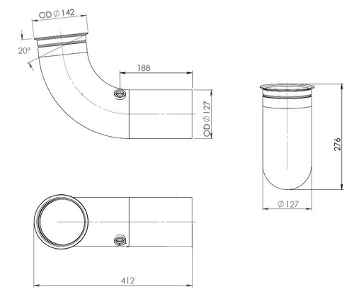 TUBE ARRIERE-SCANIA-1722405