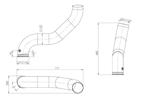 TUBE INTERMEDIAIRE-SCANIA-1722406