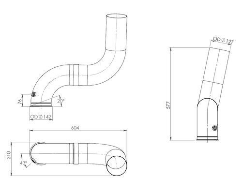 TUBE INTERMEDIAIRE-SCANIA-1722410