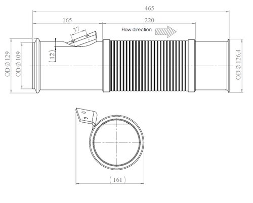 TUBE AVANT-SCANIA-1734040