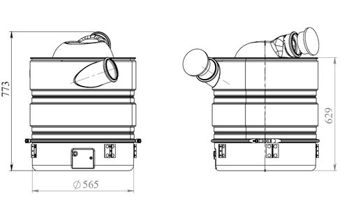 Silencer W. SCR, Scania