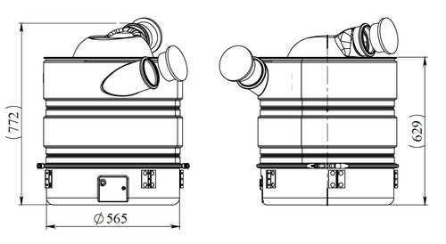 Silencer W. SCR, Scania