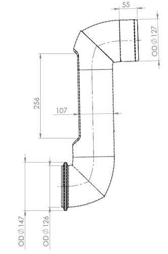 Pipe for Volvo