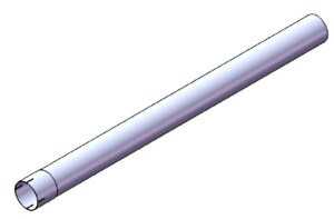 Труба D 114,3 mm (4 1/2) L=1500 mm (цинк)