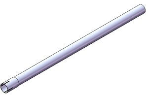 Труба D 50,8 mm (2) L=1000 mm (цинк)