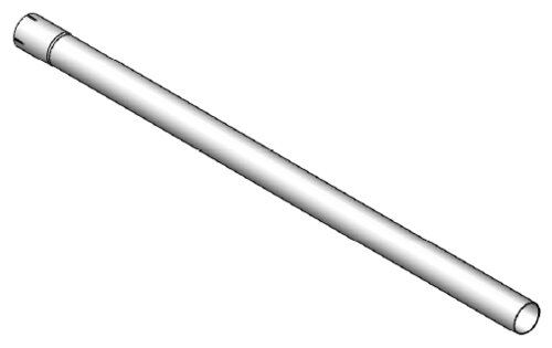 Extension Pipe, OD/ID=76.2/76.7 / L=1500, ALU