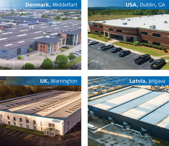 Dinex Global Aftermarket production sites