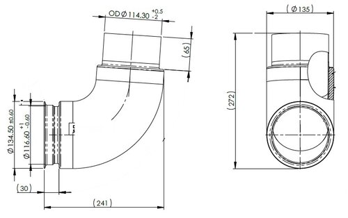 Insulated Exhaust Pipe for Volvo