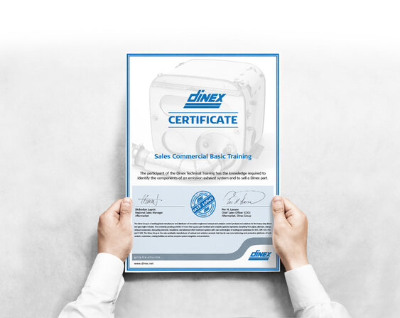 Dinex certificate