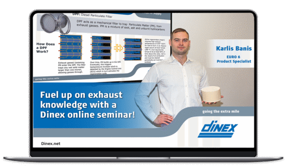 Dinex online technical and commercial training