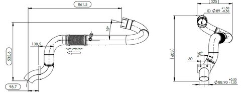 Pipe for Bucher