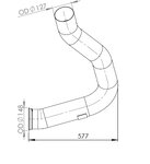 Exhaust Pipe, DAF, E-line