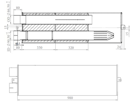 Silencer for Mercedes