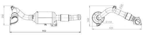 Silencer for Mercedes