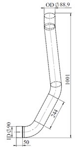 TUBE AVANT-DAF-1652615