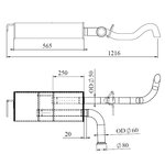 Silencer for Renault