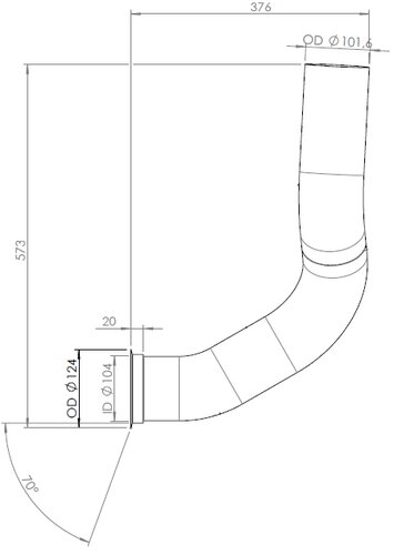 TUBE AVANT-VOLVO-70330474