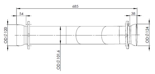 TUBE AVANT-VOLVO-3953588