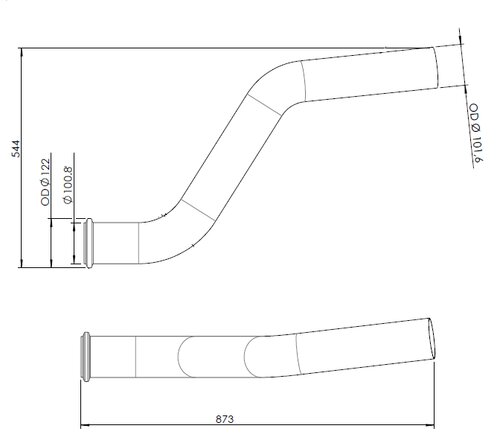 TUBE ARRIERE-VOLVO-3136071