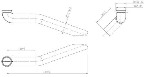 Pipe for Volvo