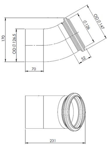 TUBE-AVANT TUBE-3943616 VOLVO