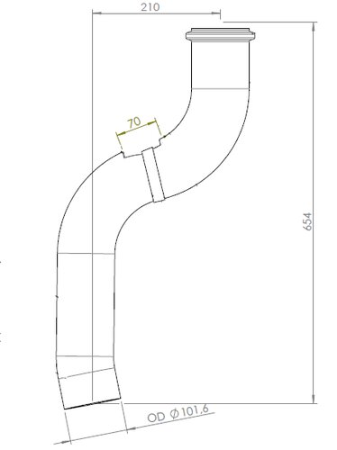 TUBE-AVANT TUBE-3127345 VOLVO