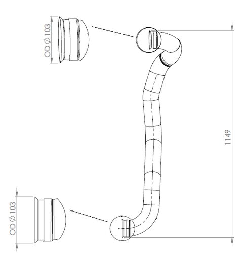 TUBE INTERMEDIAIRE-SCANIA-1433304