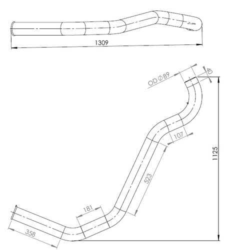 TUBE ARRIERE-MAN-81.15204.0146