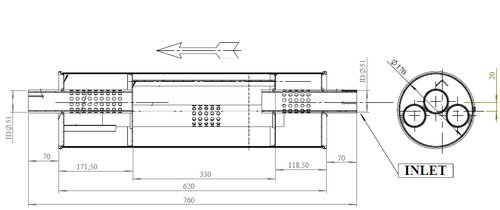 Silencer for Mercedes