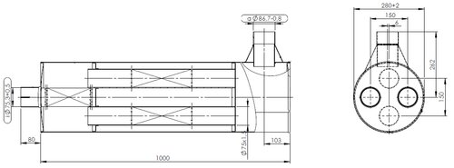 Silencer for Mercedes