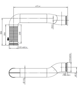 Pipe for Mercedes