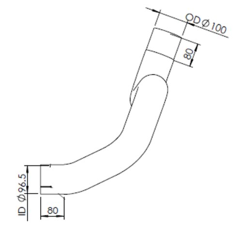 Pipe for Mercedes