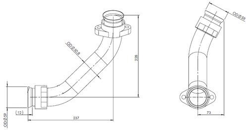 Pipe for Mercedes