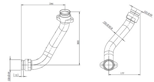 TUBE AVANT-MERCEDES-541.140.2103