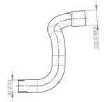 Exhaust Pipe for Mercedes, E-line