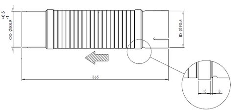 Exhaust Pipe for Mercedes