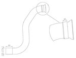 Exhaust Pipe for Mercedes, E-line