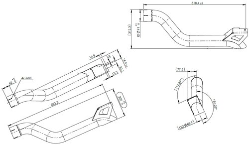 Pipe for Mercedes