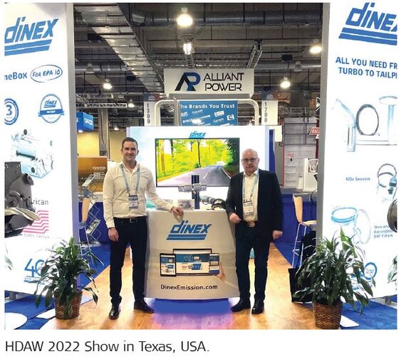 Dinex at the HDAW 2022 show in Texax, USA