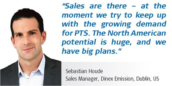 Dinex - Sebastian Houde, Sales Manager, Dinex Emission - Dublin, US