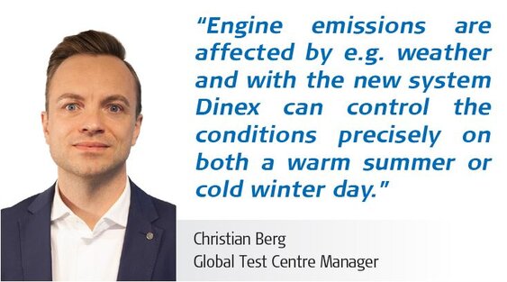 Dinex - Christian Berg, Global Test Centre Manager