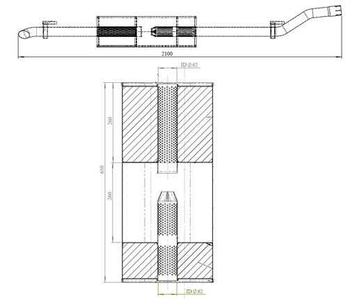 Silencer for Mercedes