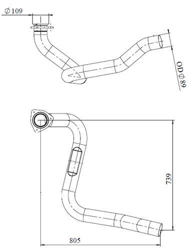 TUBE AVANT-RENAULT-5010463746