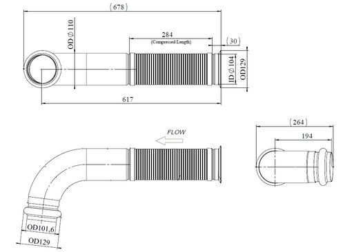 TUBE AVANT-RENAULT-5010497012