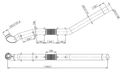 TUBE ARRIERE-RENAULT-5010497587