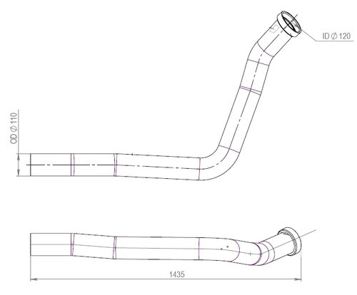 TUBE AVANT-SCANIA-330865